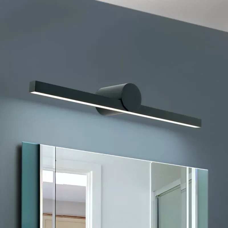 Végkiárusítás BEAUTY modern LED tükörvilágítás, matt fekete, 61 cm