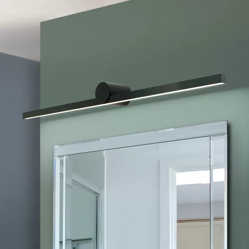 Azonnali szállítás BEAUTY modern LED tükörvilágítás, fekete, 101 cm