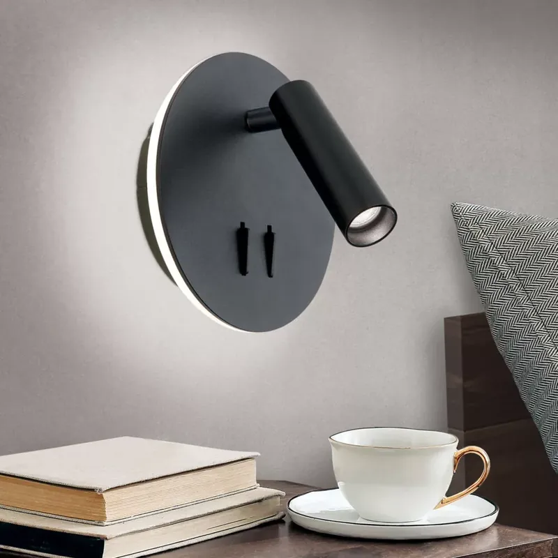 LENNY modern LED fali lámpa, matt fekete Kedvezmény