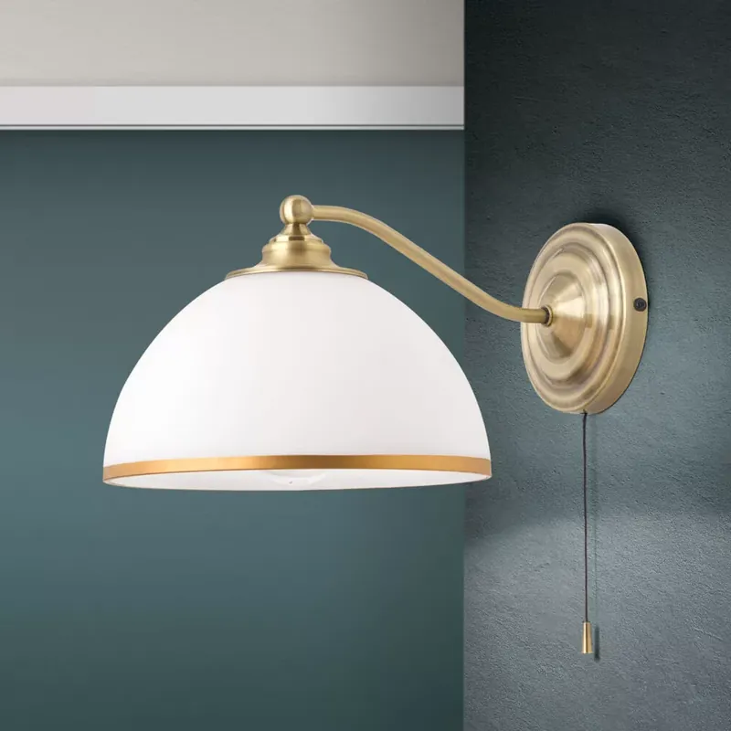 Vásárlói kedvenc OLD LAMP klasszikus fali lámpa, patina