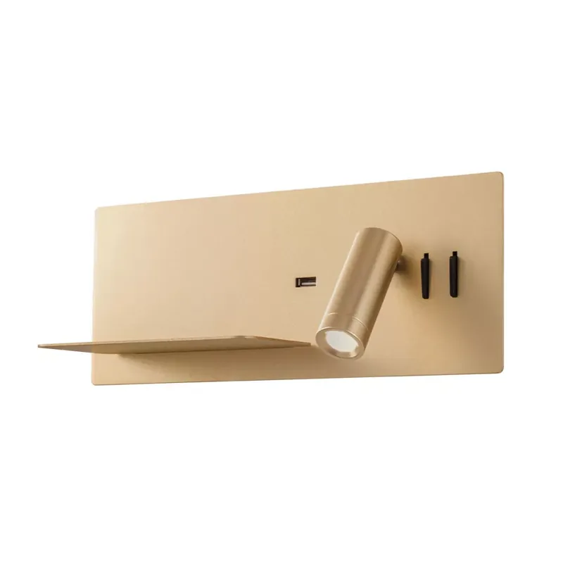 BROOK modern LED fali lámpa, matt arany Kedvezményes ár