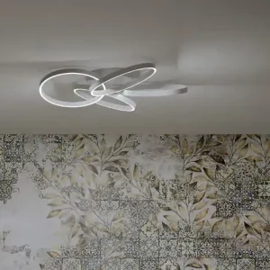 Árengedmény ESPIRAL modern LED mennyezeti lámpa, ötös, fehér