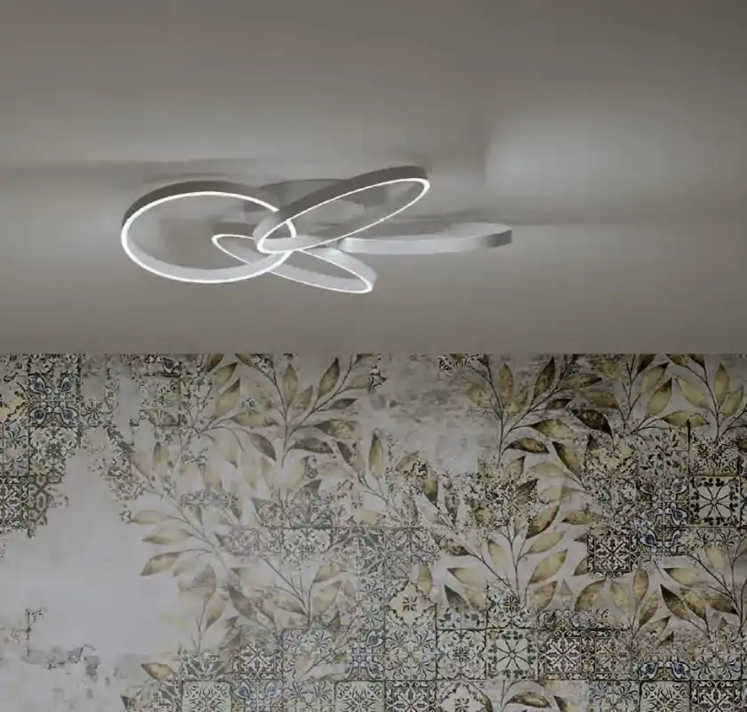 Árengedmény ESPIRAL modern LED mennyezeti lámpa, ötös, fehér