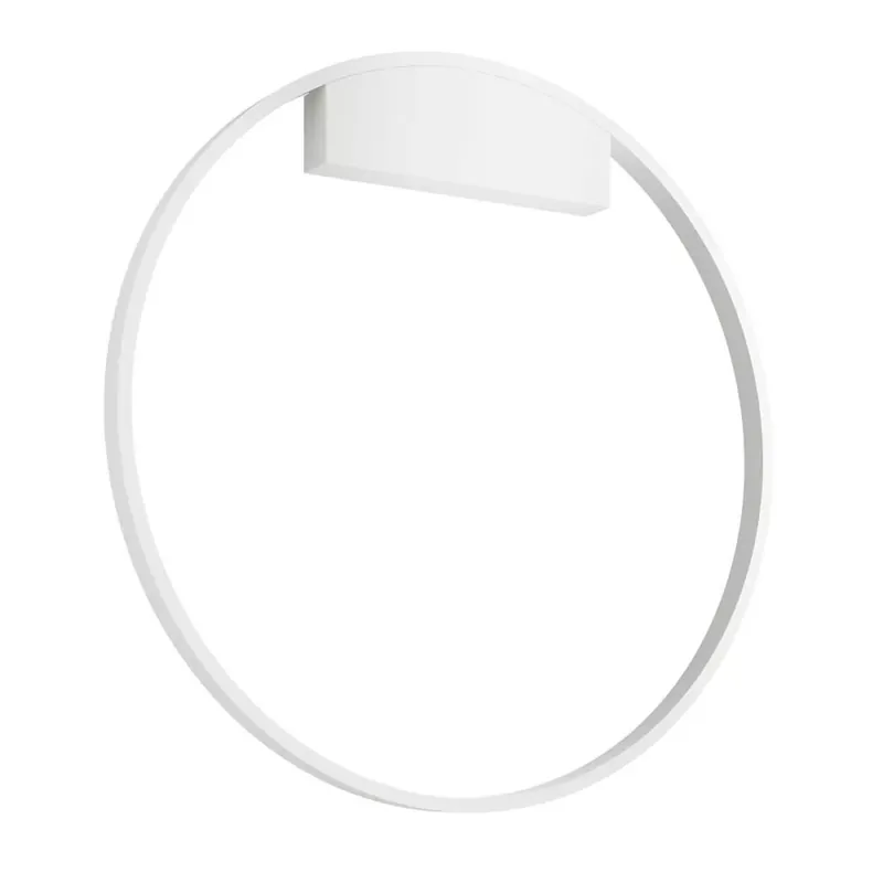 Árcsökkenés FEBE modern LED mennyezeti lámpa, kerek, fehér, 80cm