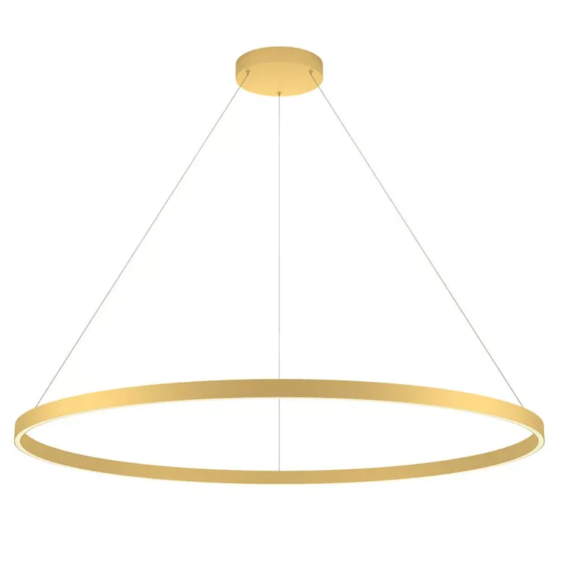 FEBE modern LED függőlámpa, arany, 120cm átmérő Végkiárusítás
