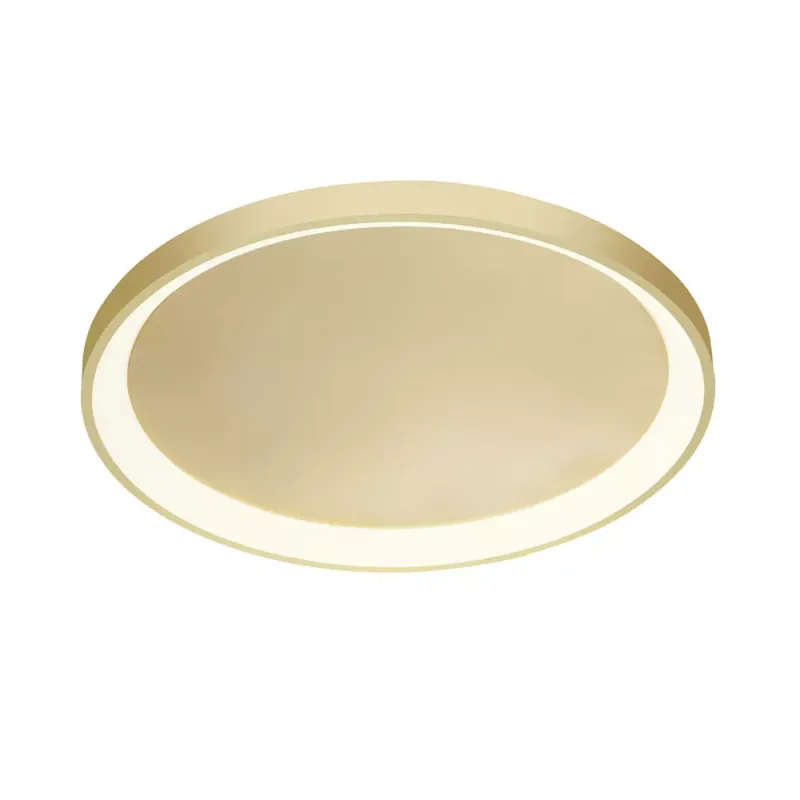 Gyors kiszállítás ICONIC modern LED mennyezeti lámpa, matt arany, 2820lm, 58 cm