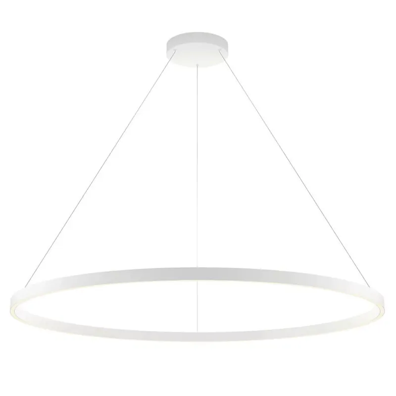 FEBE modern LED függőlámpa, matt fehér, 120cm átmérő Expressz kézbesítés