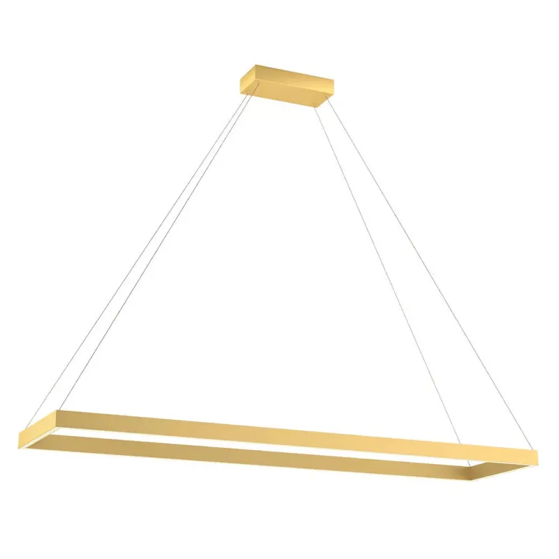 Legnépszerűbb FEBE modern LED függőlámpa, matt arany, 30x120 cm