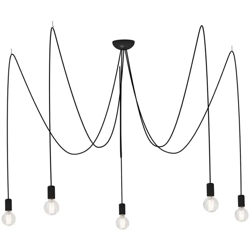 Kihagyhatatlan ajánlat Nowodvorski TL 6788 SPIDER BLACK több ágú függeszték lámpa