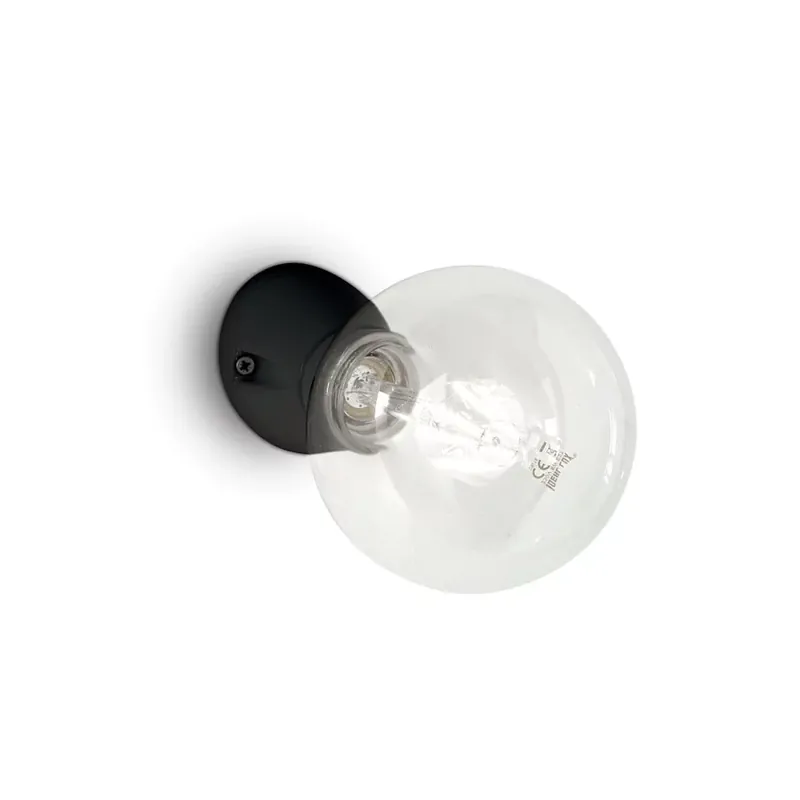 Gyors kiszállítás IdealLux 180304 WINERY AP1 NERO fali lámpa