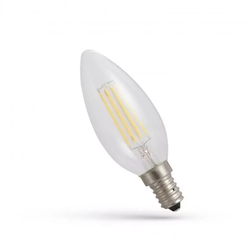 Alacsony ár LED fényforrás E14 gyertya 6W 740lm 4000K