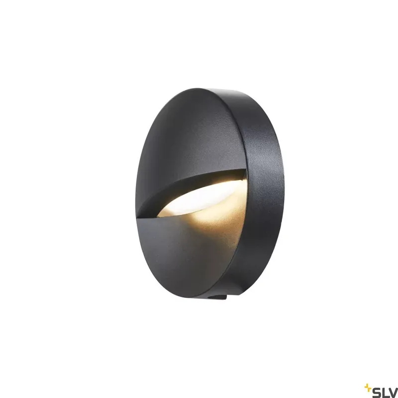 DOWNUNDER OUT antracit IP65 5W 3000/4000K kerek vízálló útvonalmegvilágító LED lámpa Vedd meg most