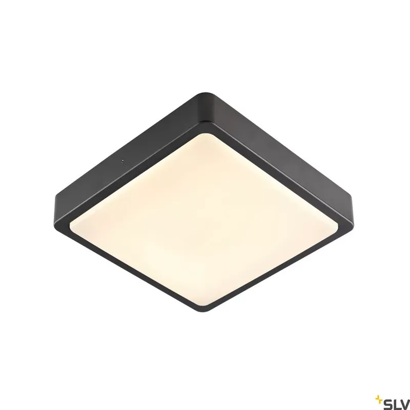 AINOS SQUARE SENSOR antracit IP66 kültéri fali és mennyezeti mozgásérzékelős lámpa Expressz szállítás