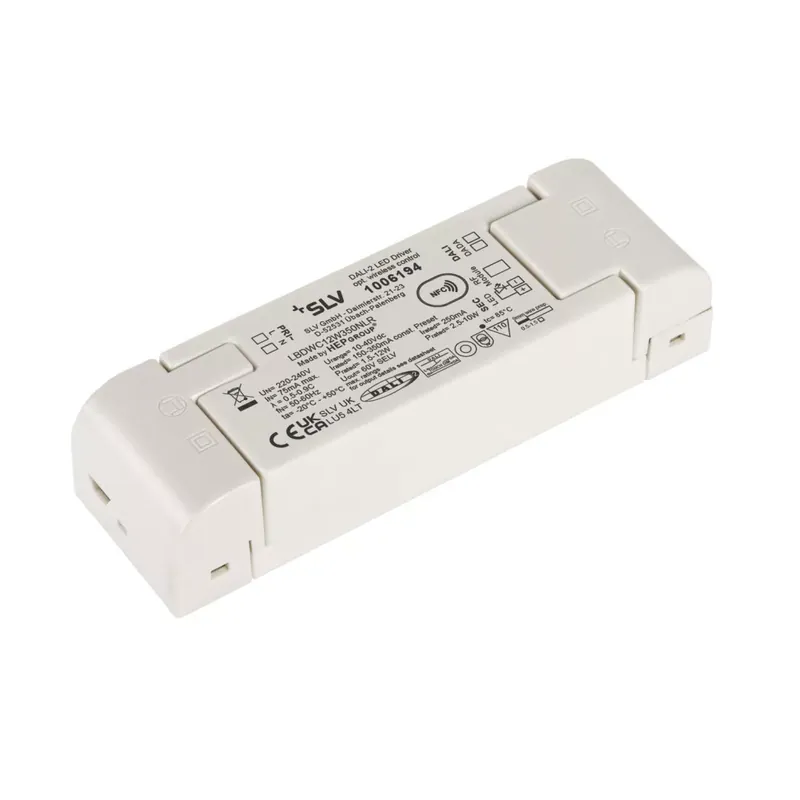 Kedvezmény LED DRIVER fehér 12W 250mA DALI dimmelhető led tápegység