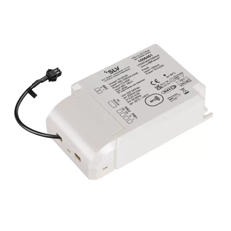 LED DRIVER fehér 42W 1050mA DALI led tápegység Népszerű
