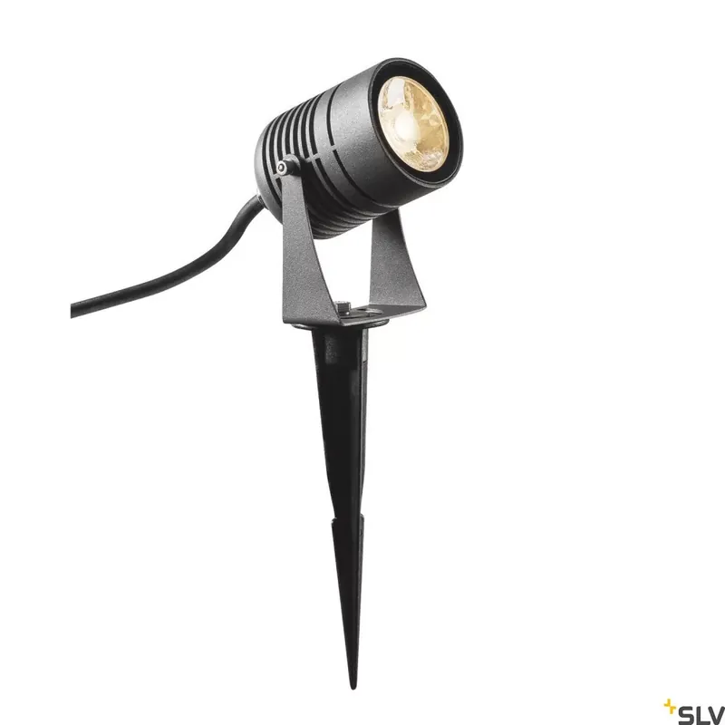 LED SPIKE antracit IP55 6W 3000K állítható kültéri leszúrható spot lámpa Biztonságos fizetés