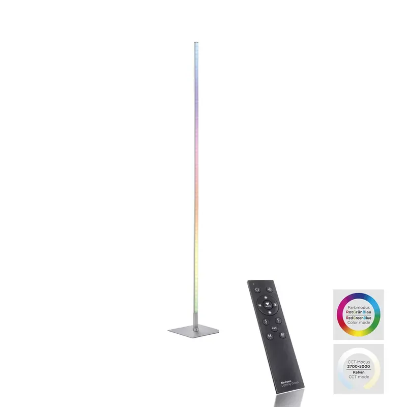 Leuchten Direkt HENRY LED 11788-55 távirányítós állólámpa, 14,5W LED, 2700-5000K+RGB, 1500 lm Végkiárusítás