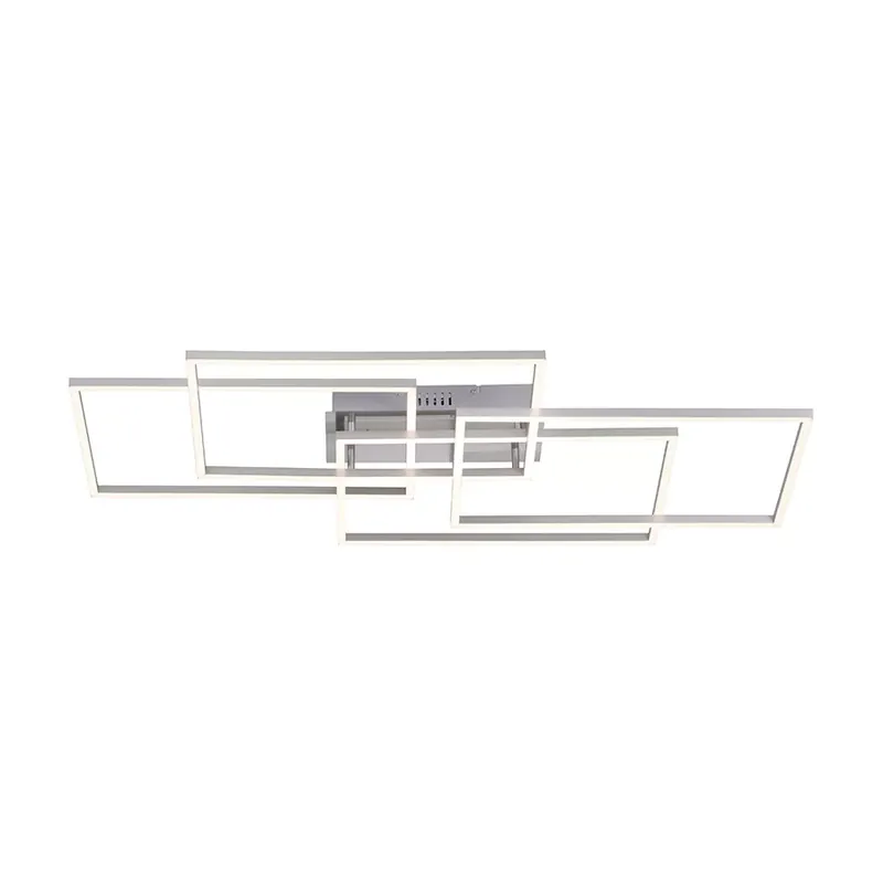 Különleges ajánlat Leuchten Direkt IVEN 14151-55 távirányítós mennyezeti lámpa, 1x48W LED, 2700K-5000K, 5760 lm