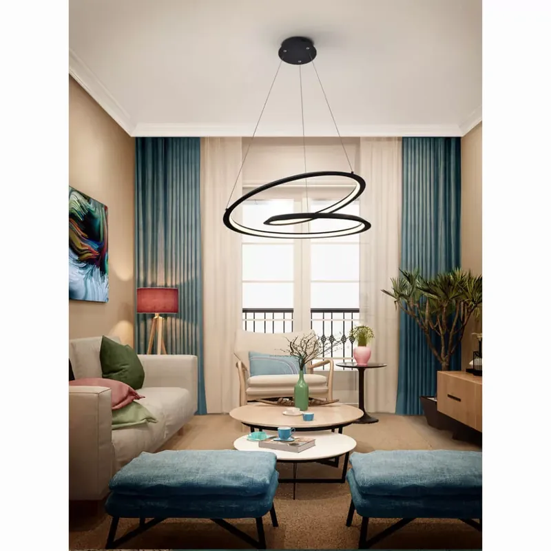 Gyors szállítás Schuller LOOPING 527583 függeszték, 36W LED, 3000K, 1800 lm