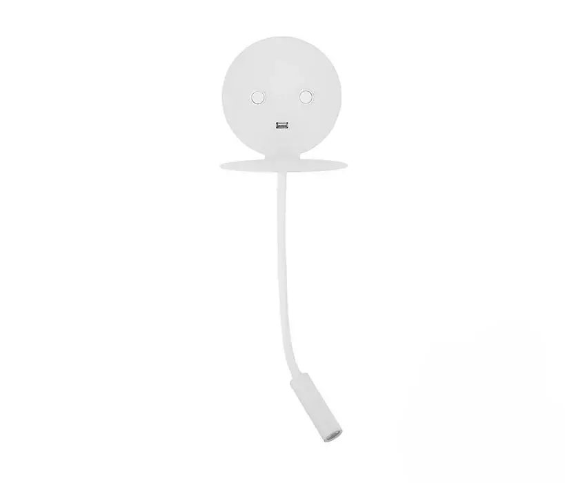 Vásárlói kedvenc Nova Luce Eclip 9173281 fali spotlámpa USB töltővel, 6W+3W LED, 3000K, 310+210 lm