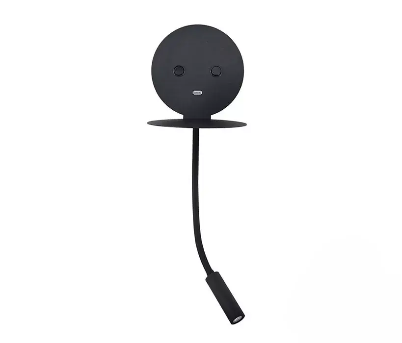Kedvezményes ár Nova Luce Eclip 9173282 fali spotlámpa USB töltővel, 6W+3W LED, 3000K, 310+210 lm