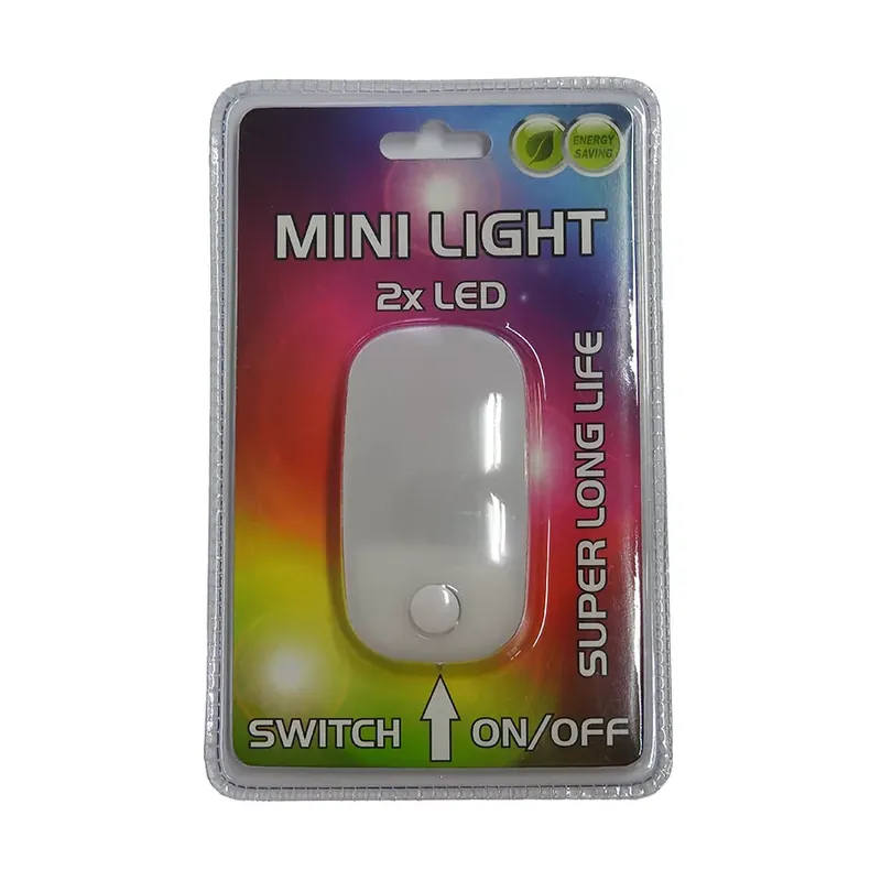 Biztonságos fizetés Prezent Mini Light 1620 éjszakai fény kapcsolóval, 2 LED, 0,3W