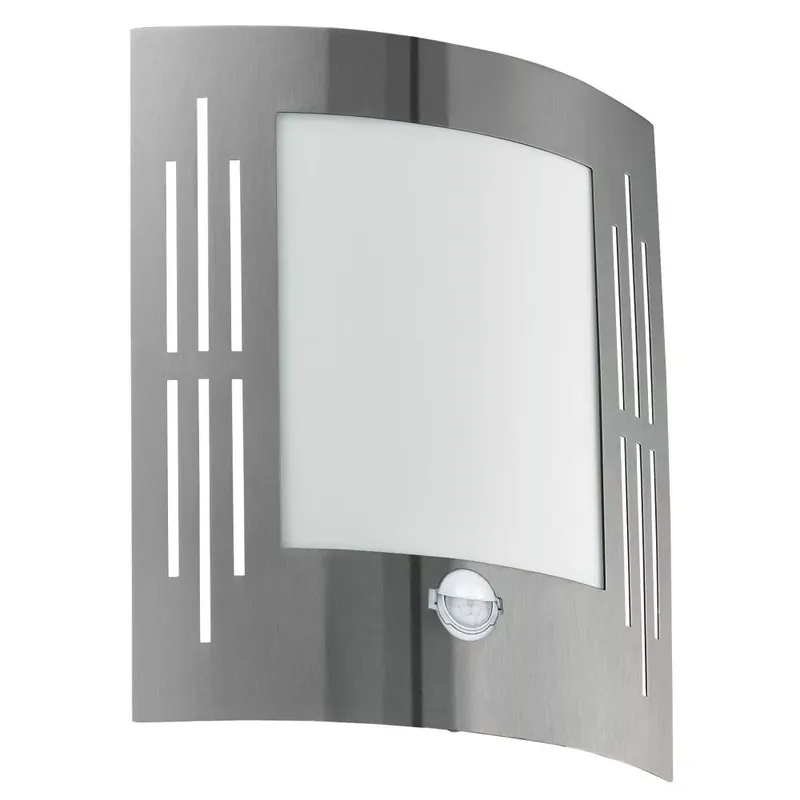 Rendeld meg most Eglo City 88144 kültéri falilámpa mozgásérzékelővel, 1x15W E27