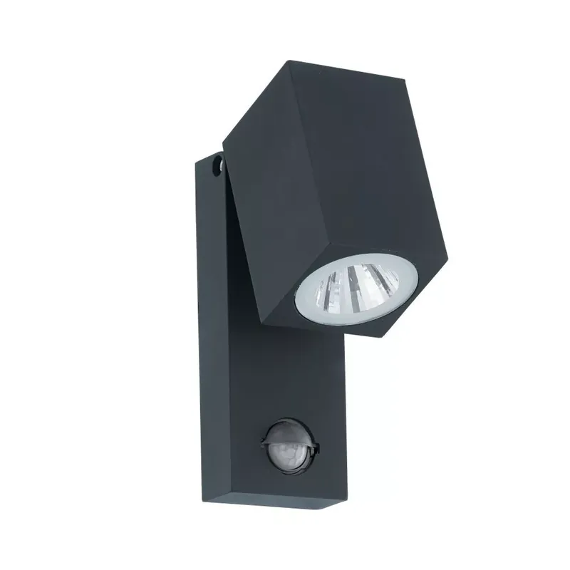 Eglo Sakeda 96287 mozgásérzékelős kültéri falilámpa, 5W LED, 3000K, 650 lm, IP44 Prémium