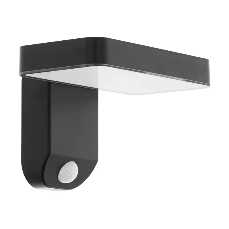 Olcsó Eglo Pastion 98191 napelemes, mozgásérzékelős falilámpa, 4,5W LED, 3000K, 200 lm, IP44