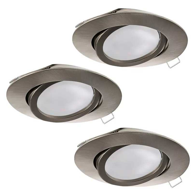 Eglo Tedo 31689 billenthető beépíthető spotlámpa szett, 3x5W GU10 LED, 3000K, 3x400 lm Végkiárusítás