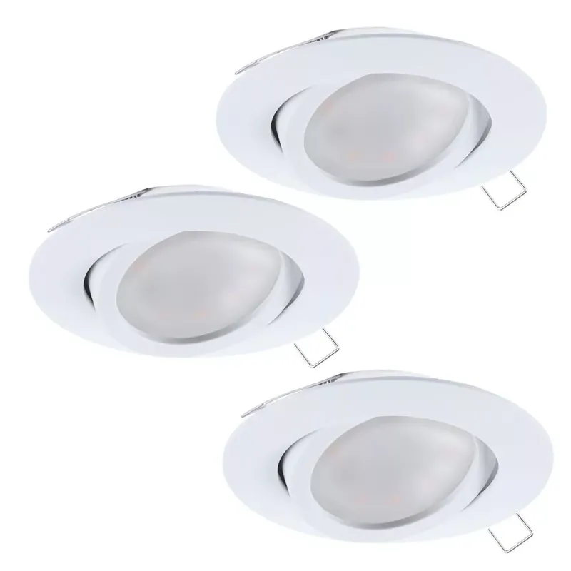 Vedd meg online Eglo Tedo 31683 billenthető beépíthető spotlámpa szett, 3x5W GU10 LED, 3000K, 3x400 lm