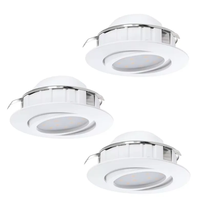Rendeld meg most Eglo Pineda 95857 dimmelhető, álmennyezeti spotlámpa szett, 3x6W LED, 3000K, 3x500lm