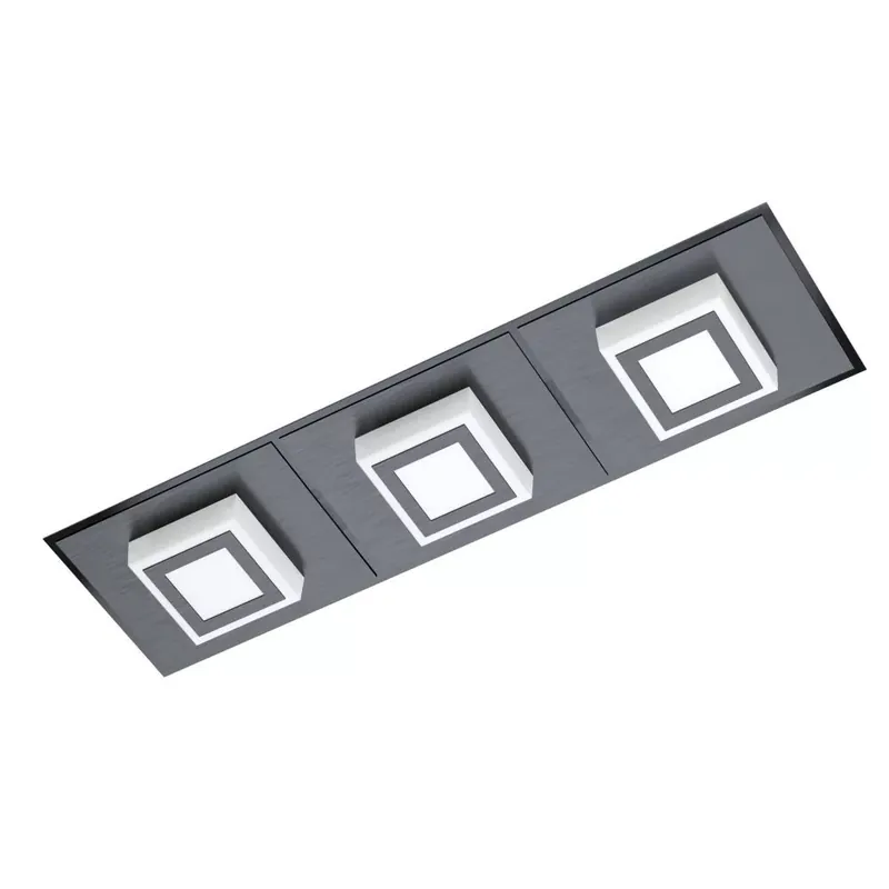 Szuper akció Eglo Masiano 1 99363 fali/mennyezeti lámpa, 3x3,3W LED, 3000K, 3x340 lm