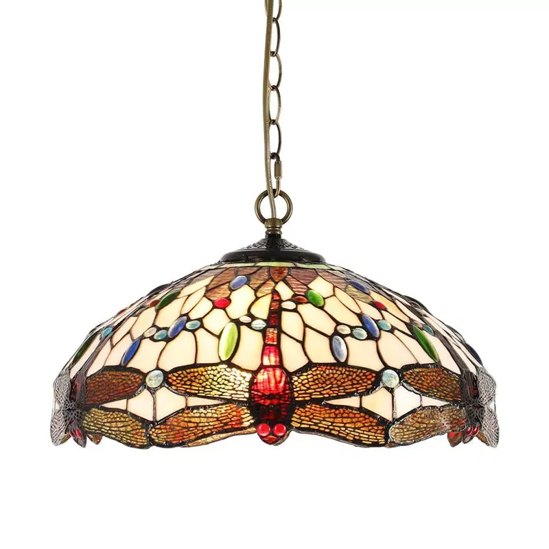 Prezent 1708 Tiffany függeszték, 2x60W E27 Expressz szállítás