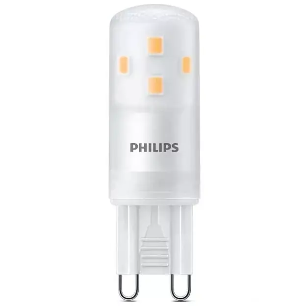 Olcsóbb Philips Capsule G9 LED kapszula fényforrás, dimmelhető, 2.7W=25W, 2700K, 300 lm, 220-240V