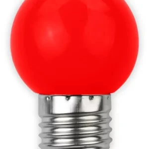 Kedvezményes ár Avide ABDLG45-1W-R dekor LED fényforrás G45 1W E27, 30 lm, piros