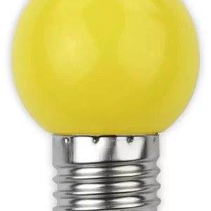 Újdonság Avide ABDLG45-1W-Y dekor LED fényforrás G45 1W E27, 30 lm, sárga