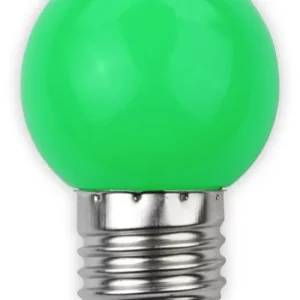 Avide ABDLG45-1W-G dekor LED fényforrás G45 1W E27, 30 lm, zöld Biztonságos vásárlás
