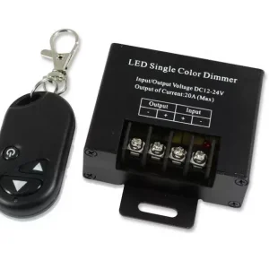 Exkluzív ajánlat MasterLED Dimmer fényerőszabályzó 12V 20A RF távirányítóval