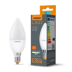 Gyors szállítás Videx C37 LED izzó 7 W-os natúr fehér E14-es foglalattal