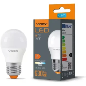 Videx G45 LED izzó 7 W-os natúr fehér E27-es foglalattal Exkluzív ajánlat