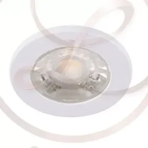 Végkiárusítás Strühm Fin Led IP44 3 W-os süllyesztett natúr fehér fehér színű kör alakú LED-es mennyezetlámpa