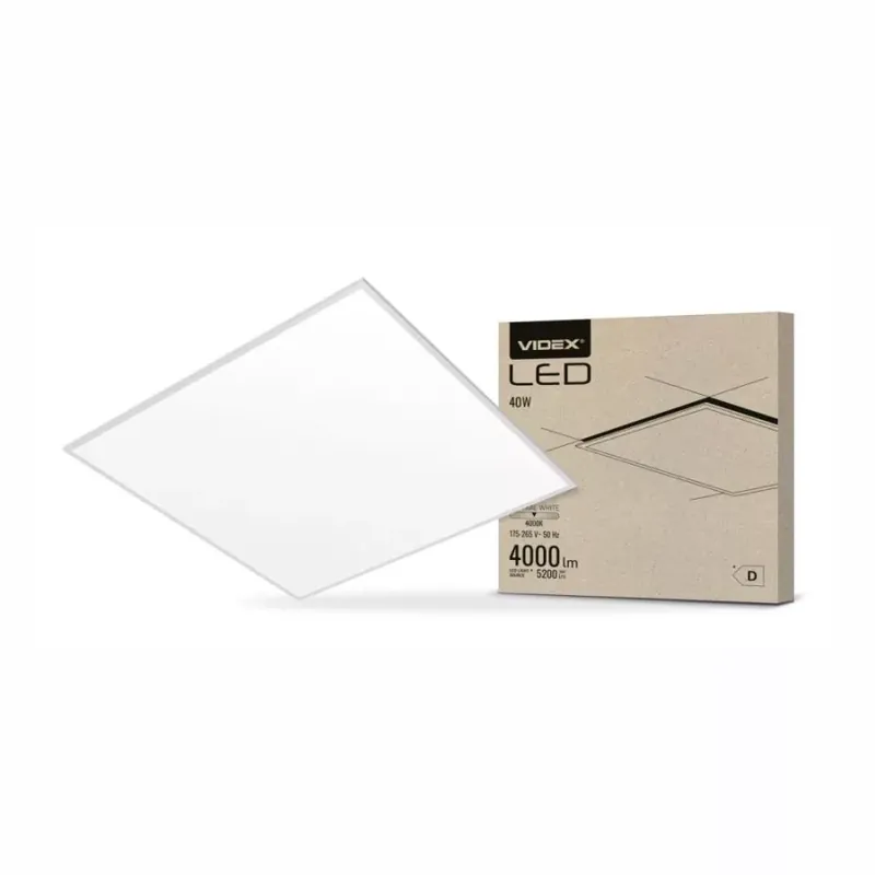 Videx 595 x 595-ös 40 W-os natúr fehér LED panel 4000lm 4000K Utolsó esély