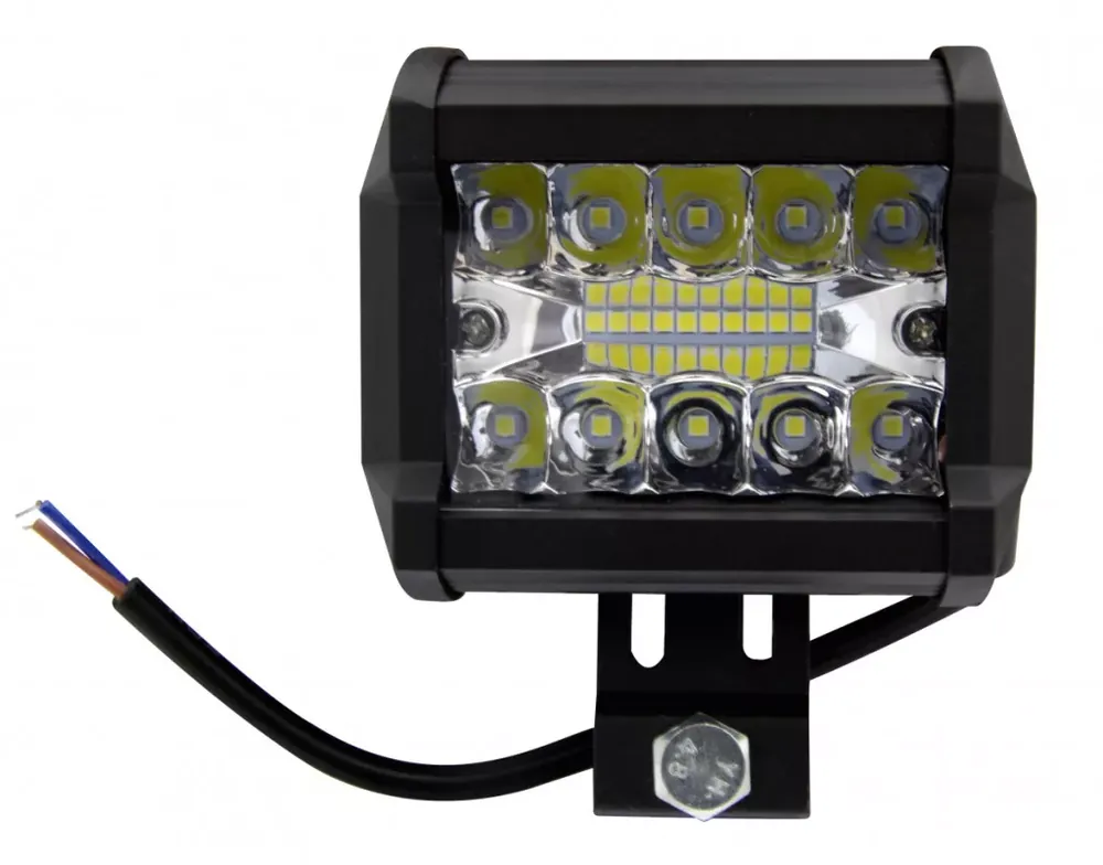 MasterLED Négyzet alakú hideg fehér színhőmérsékletű 60 W-os munkalámpa/Off-Road terepjáró lámpa Szezonális akció