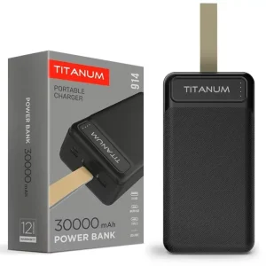 Videx TITANUM power bank fekete színű 30000mAh TPB-914 Azonnal elérhető