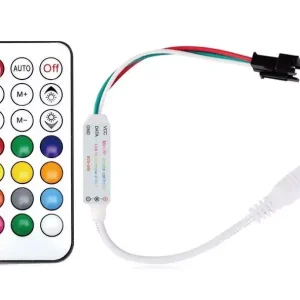 LEDmaster Prémium Long digitális ledszalag RGB vezérlő 21 gombos fehér távirányítóval Biztonságos fizetés