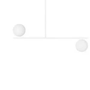 UMMO Lighting Suguri fehér vízvédett függesztett lámpa (UMM-SGC311RS6) G9 2 izzós IP44 Népszerű