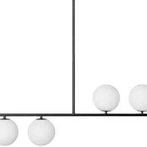 UMMO Lighting Suguri fekete-fehér függesztett lámpa (UMM-SGA122R36) G9 4 izzós IP20 Különleges ajánlat