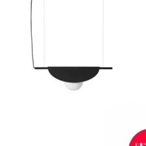 UMMO Lighting Sallo fekete-fehér függesztett lámpa (UMM-SAA122P0) G9 1 izzós IP20 Különleges ajánlat