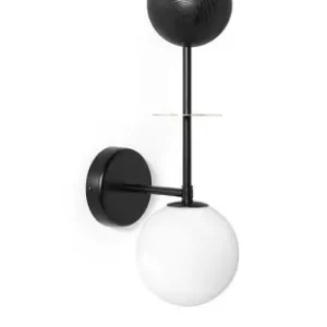 UMMO Lighting Oio fekete-fehér fali lámpa (UMM-OIB12030) G9 1 izzós IP20 Akció